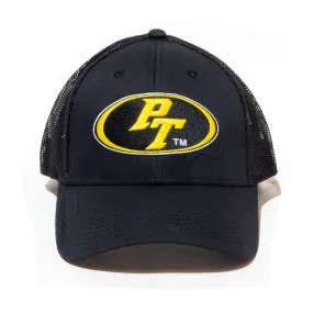 Power Tank 'PT' Trucker Hat - Black Snapback