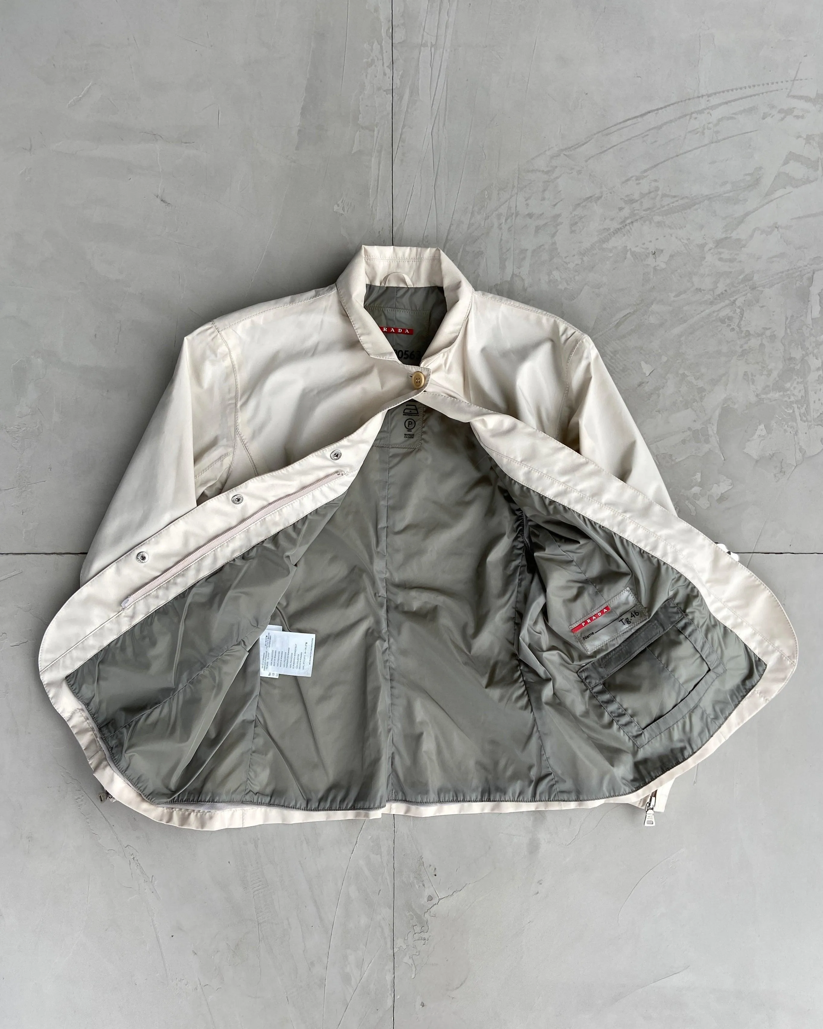 PRADA SPORT AW02 NYLON BLAZER JACKET - M