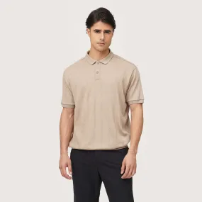 Relaxed Fit Knit Polo