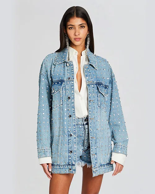 RETROFETE | Ace Embellished Denim Jacket | Tangier