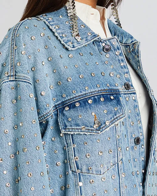 RETROFETE | Ace Embellished Denim Jacket | Tangier