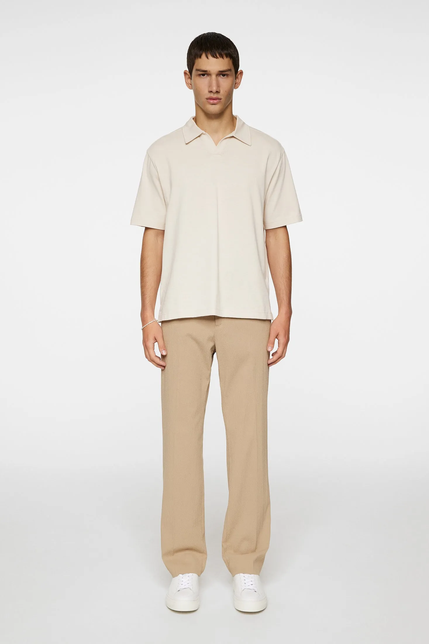 Roy relaxed Polo Pique / Moonbeam