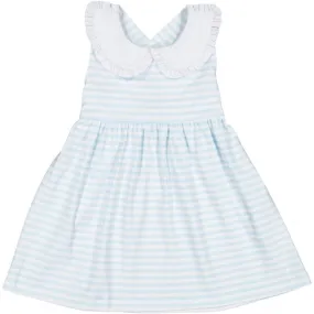 SAL & PIMENTA - Blue Bows Dress - White