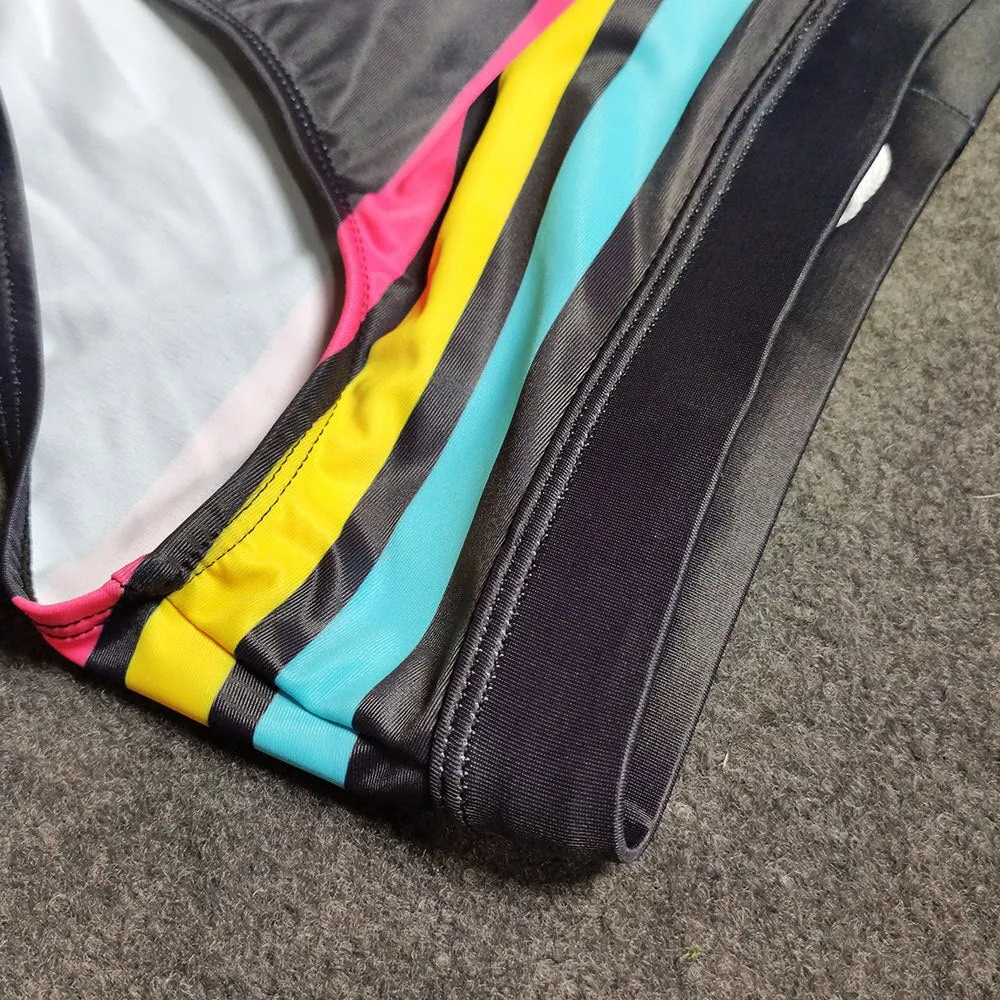Striped Swim Briefs