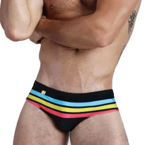Striped Swim Briefs