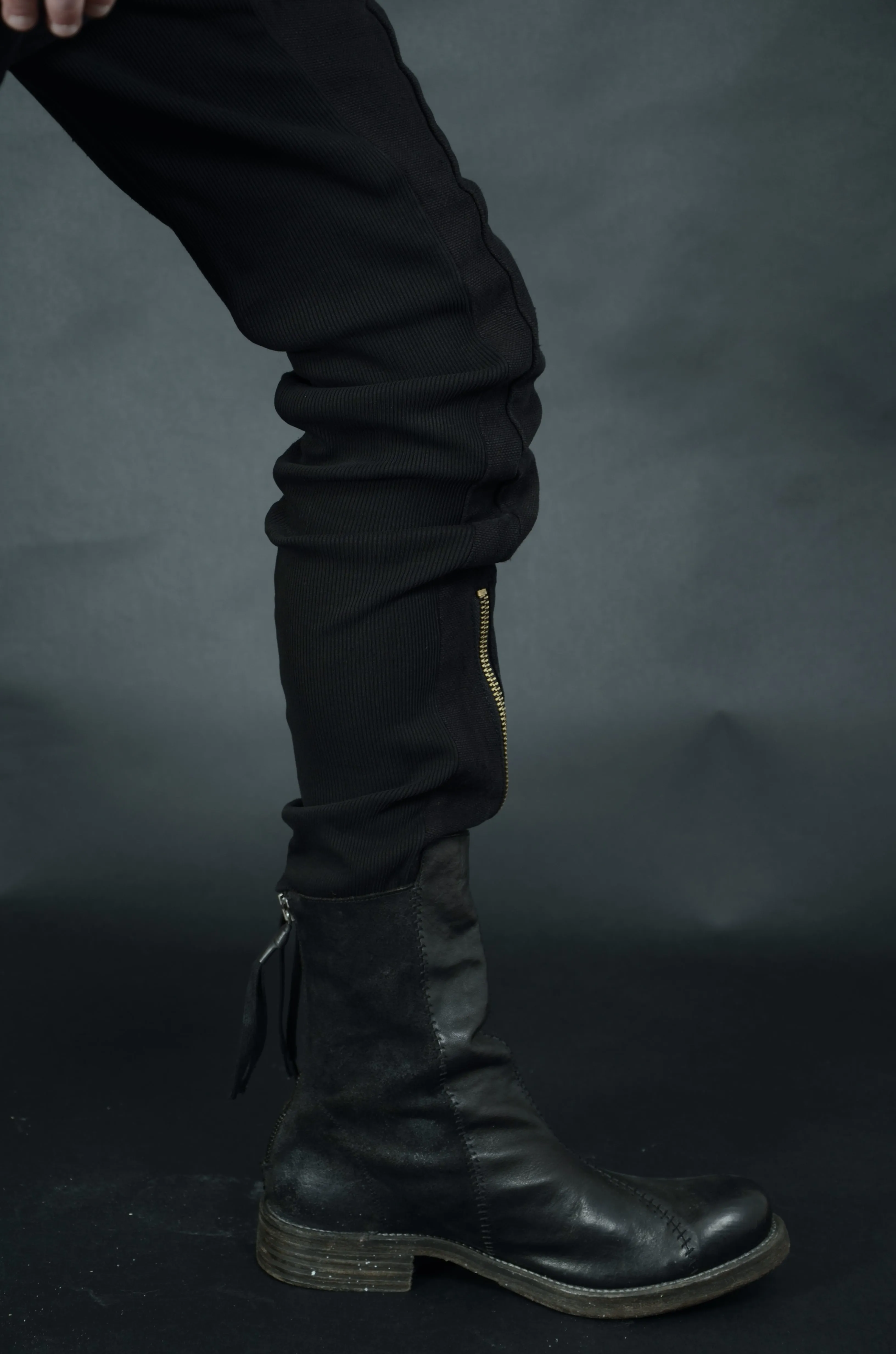 STRUCTURED COTTON SLIM FIT TROUSERS 70
