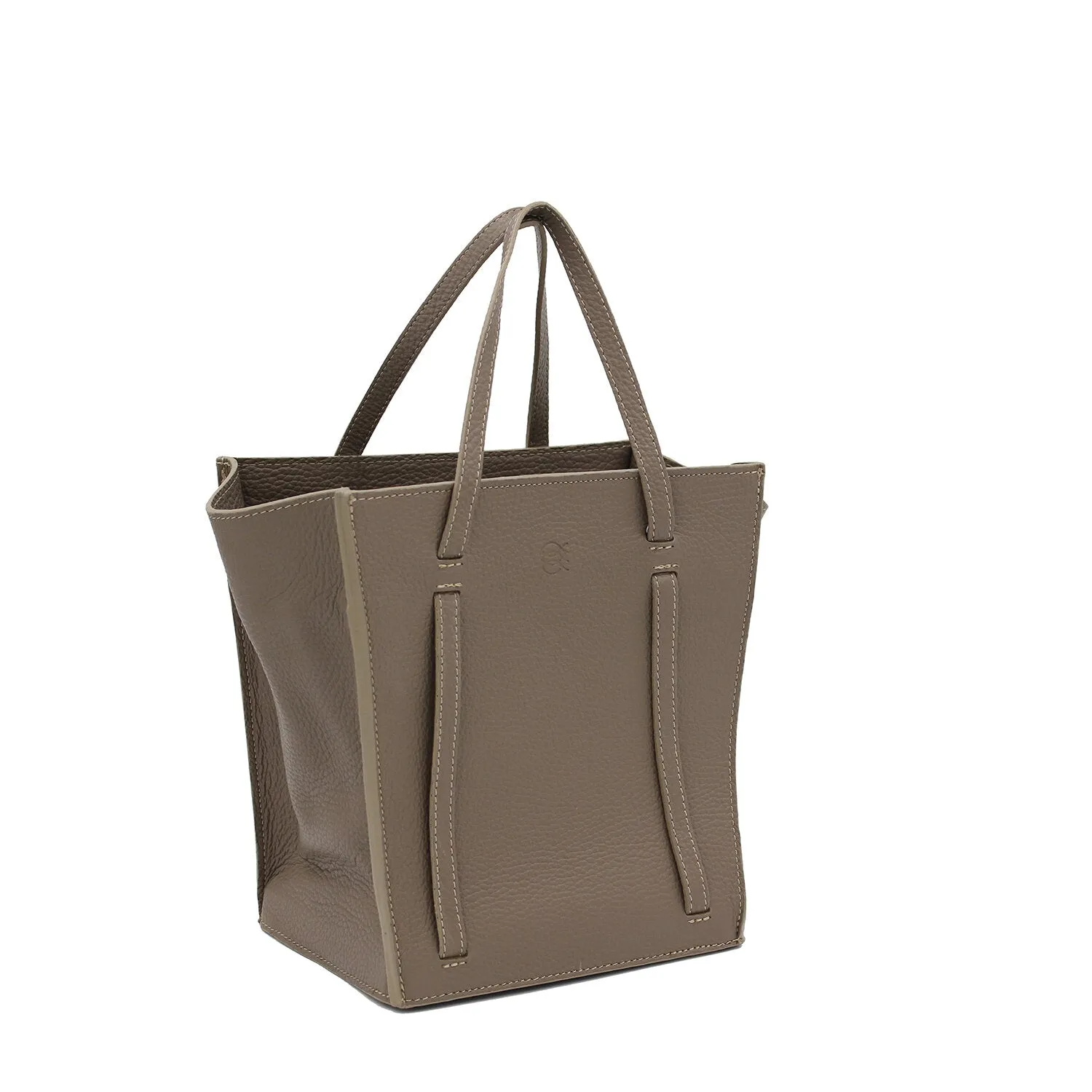 Taupe | Classic Small Structured Tote
