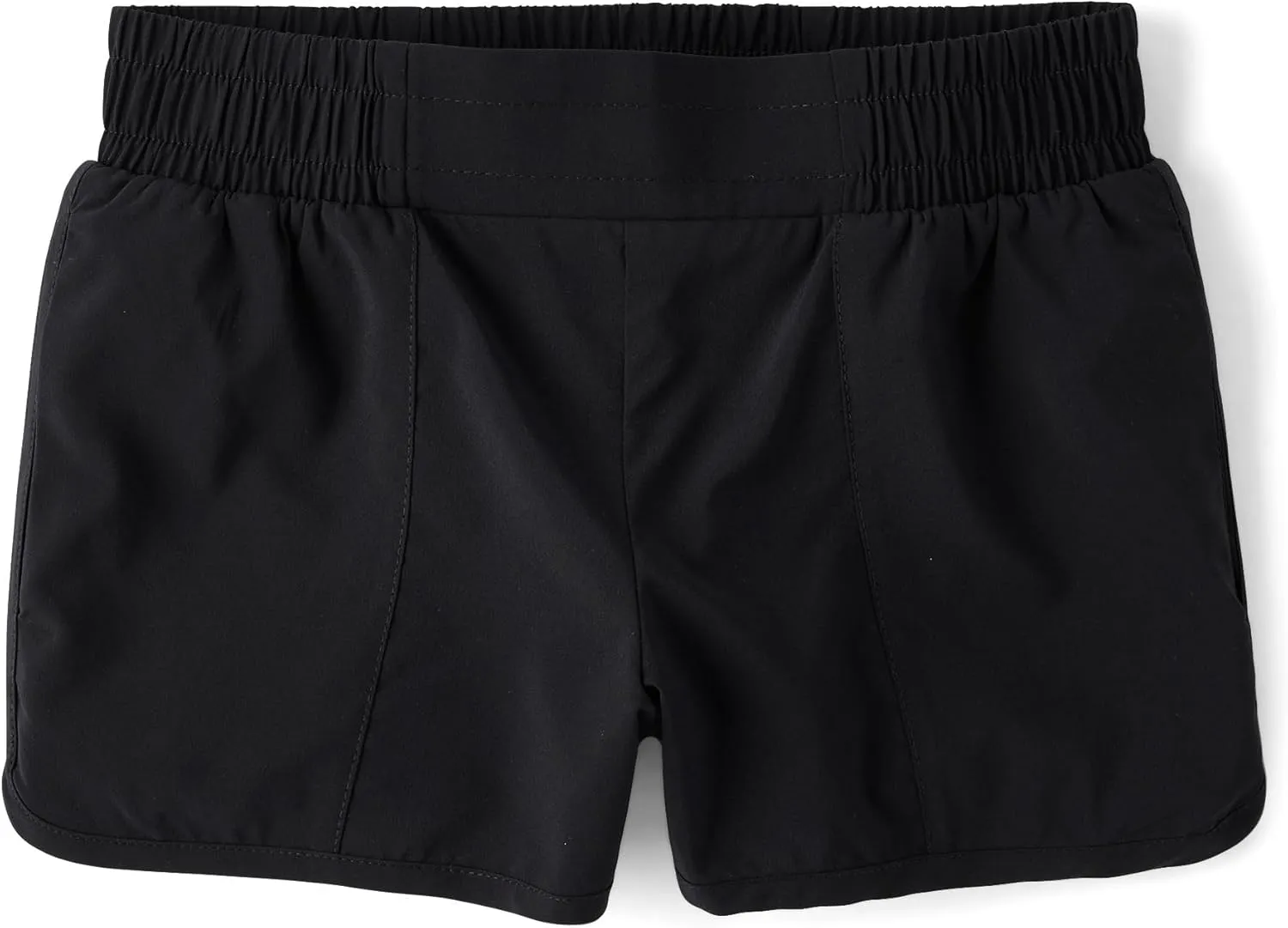 The Children's Place,Girls,Athletic Quick Dry Pull On Shorts,Black,Small