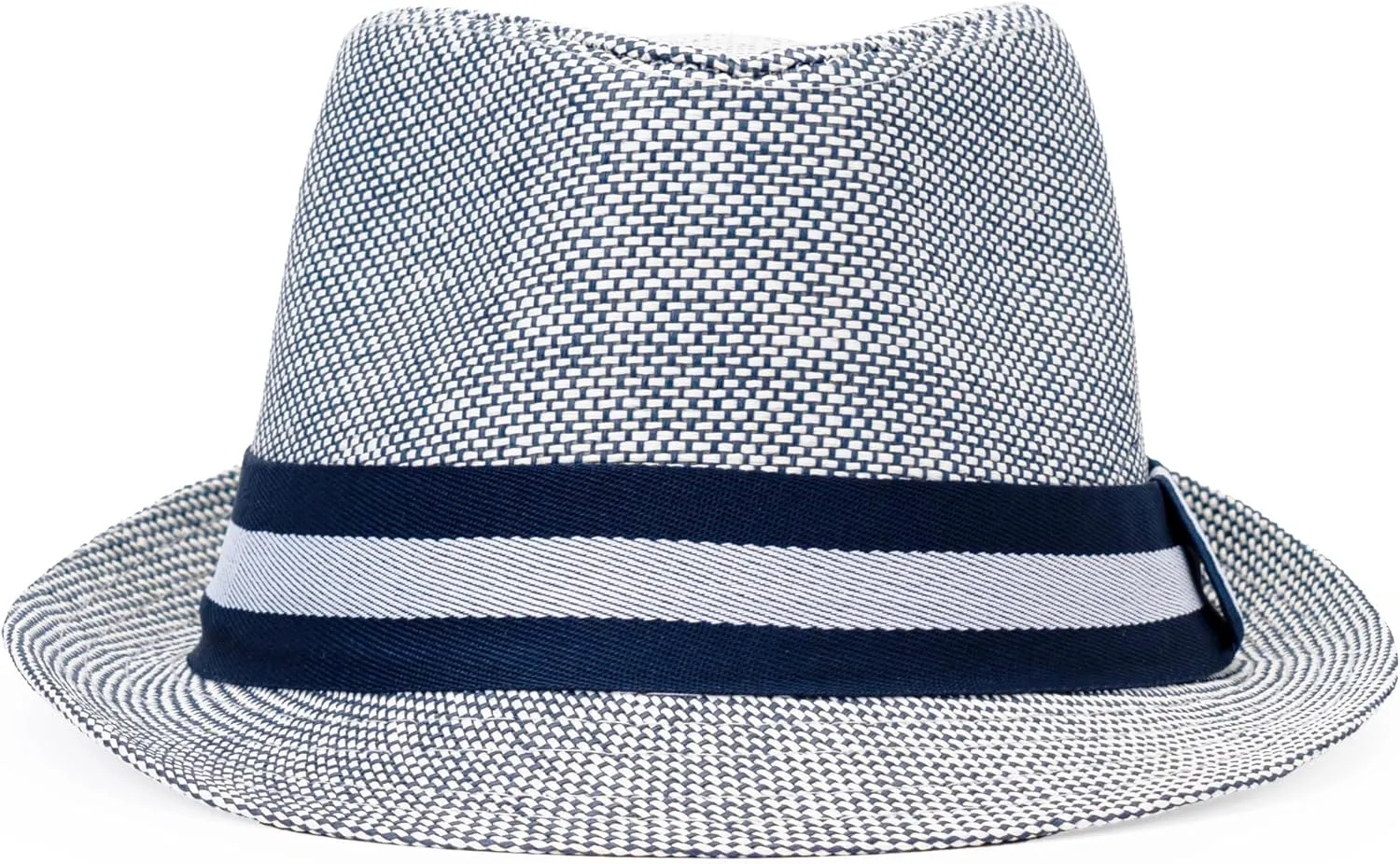 thuizen Hawaiian Casual Holiday Panama Fedora Straw Visor Sun Hat with Striped Braided Band