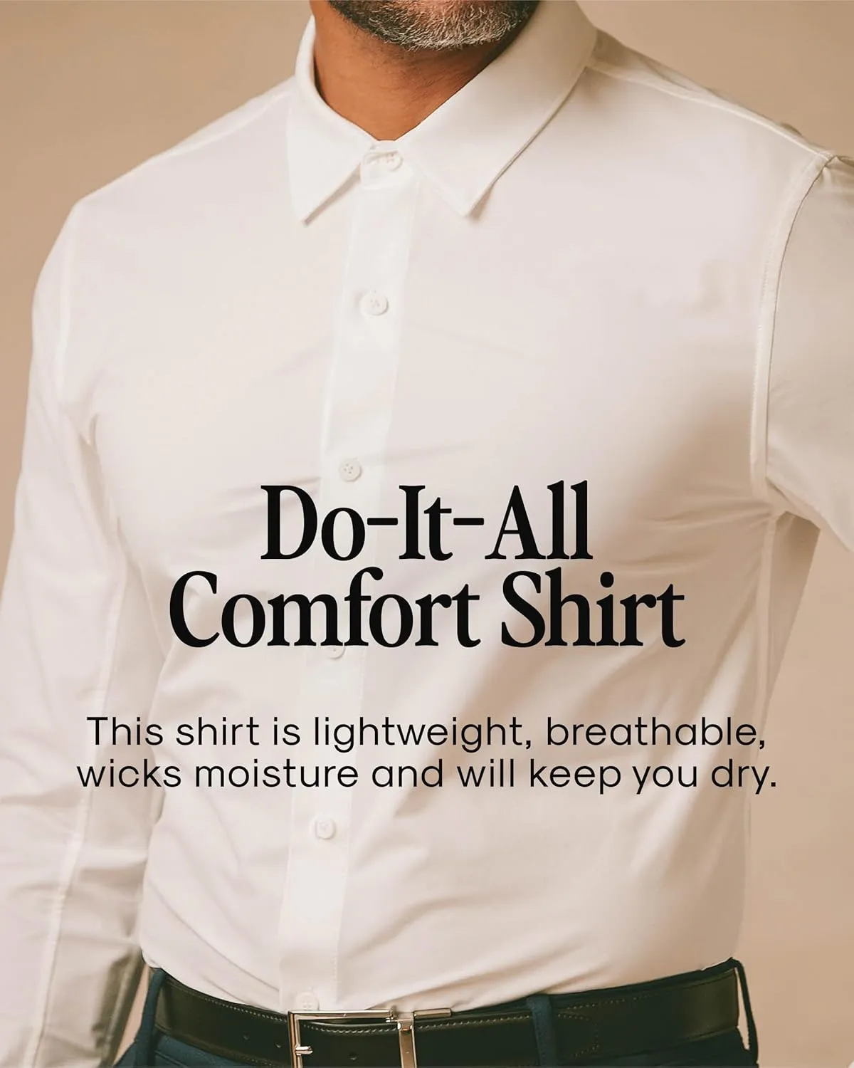 True Classic Men’s Long Sleeve Button Down Shirt - Casual Dress Shirts for Men, Quick Dry