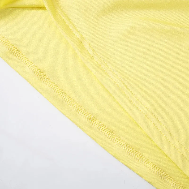 Vibrant Yellow Cami Top and Maxi Skirt Two-Piece Set