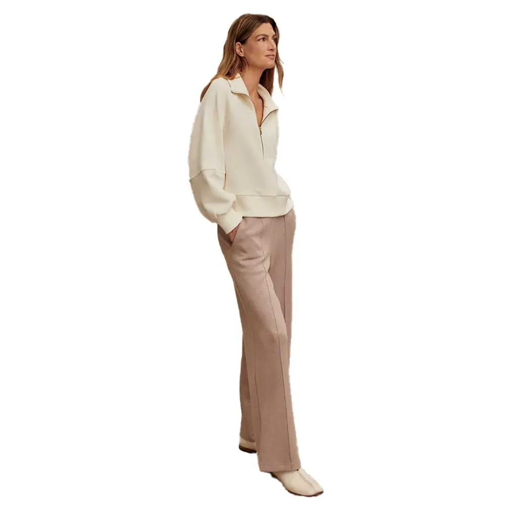 Women's Milano Half Zip Sweat - Ivory