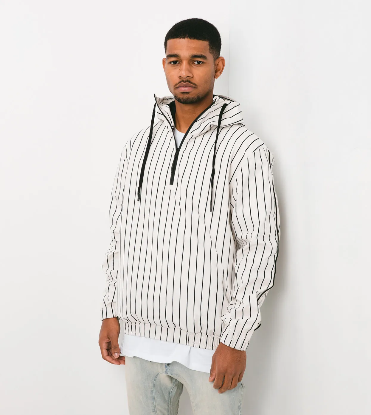 Yeo 1/3 Zip Anorak Shell/Black