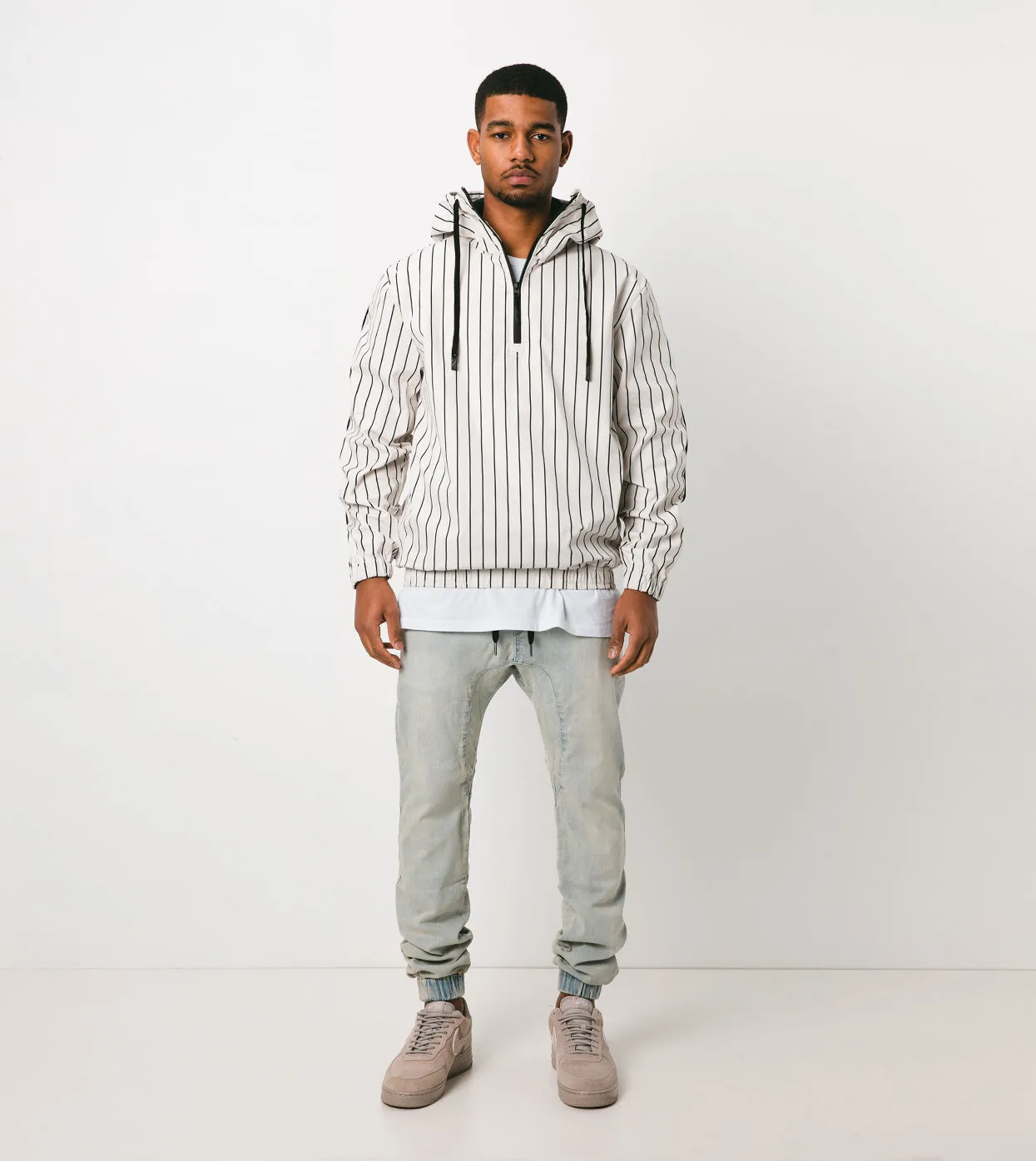 Yeo 1/3 Zip Anorak Shell/Black